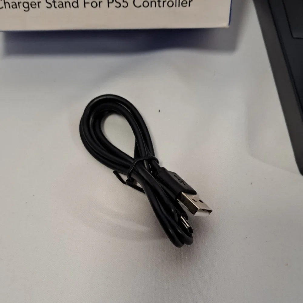 iHome Black Dual Controller Charger with Blue LED